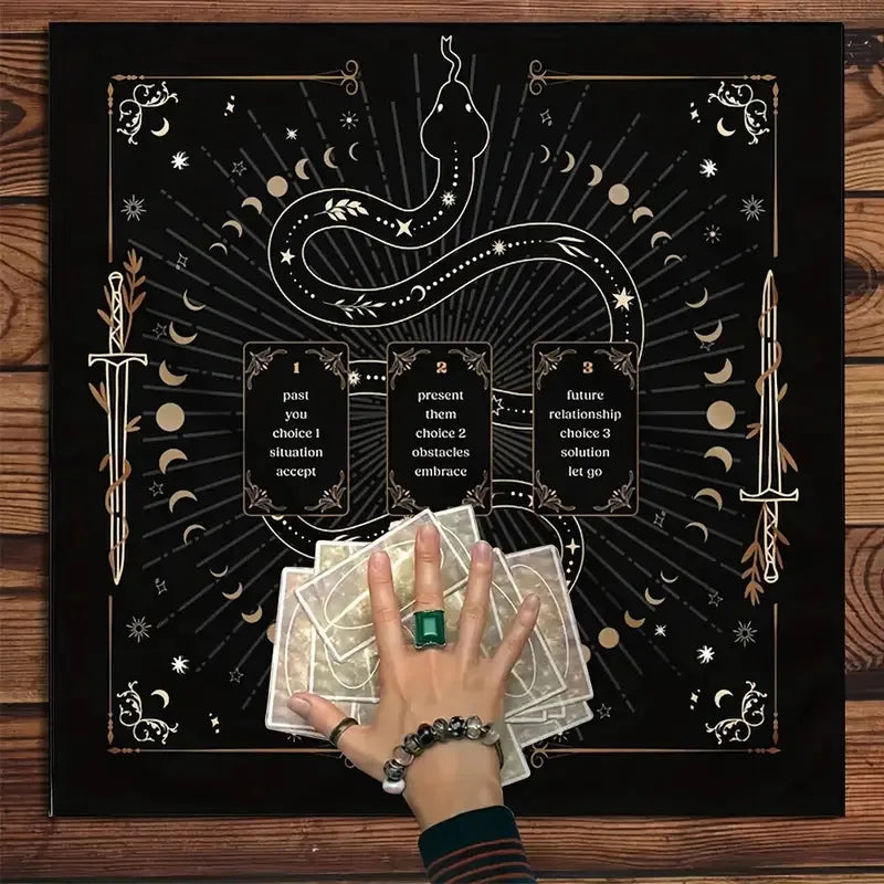 Mantel Metamorfosis · Mariposa y Luna