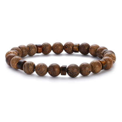 Pulsera Om · Cuentas y Colgante