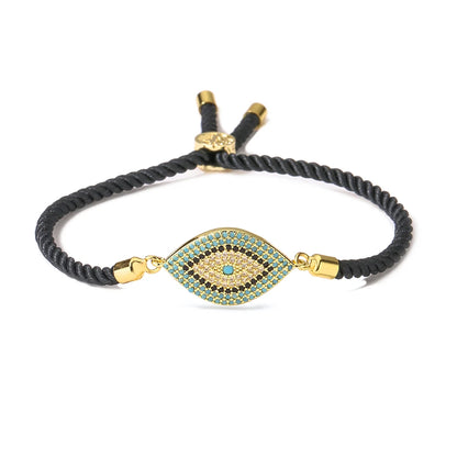 Mafisar 2026 Pulseira Olho Grego Turca Dourada da Moda Ajustável com Zircônias AAA Cravejadas Joia Feminina para Festas e Presentes