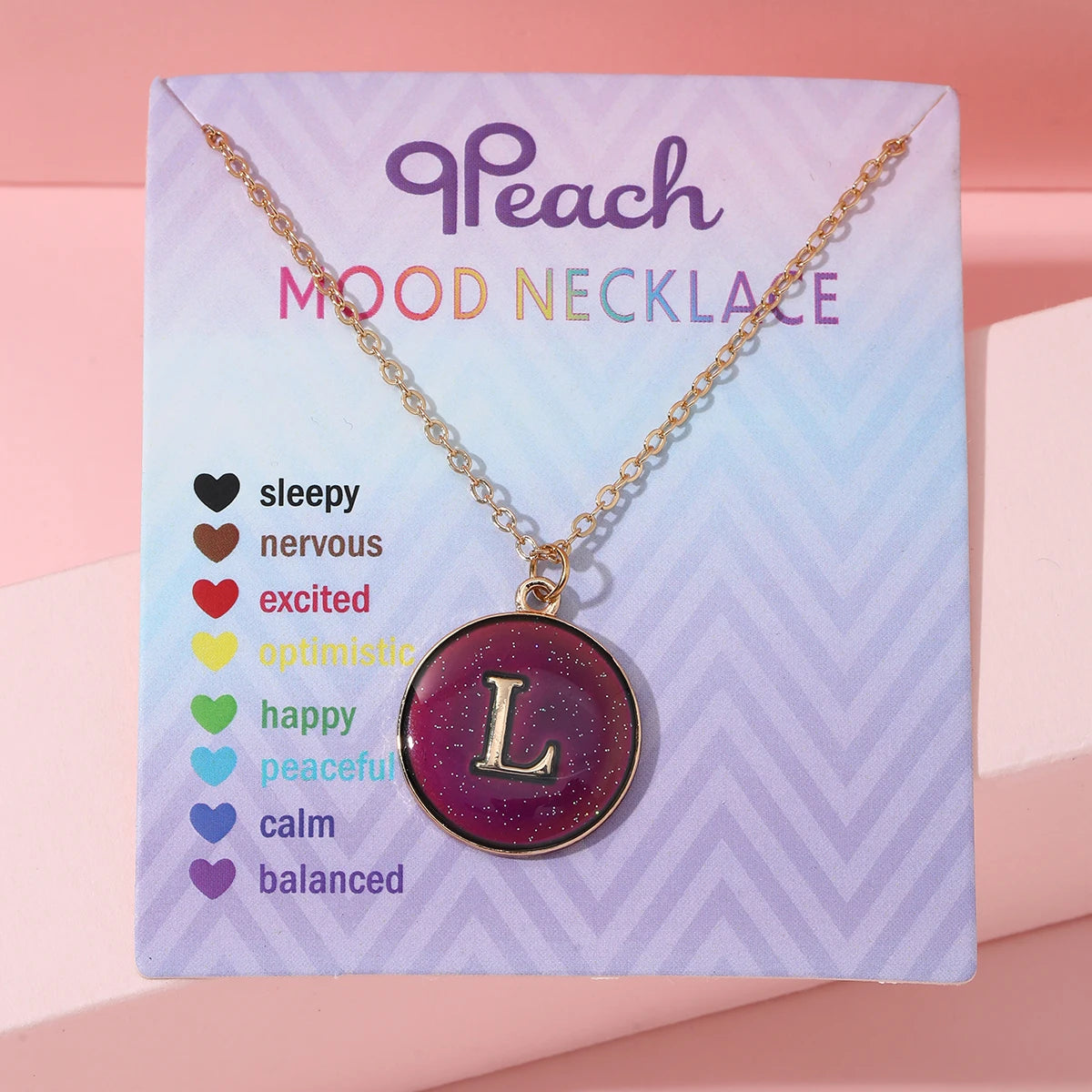Collar de inicial termocrómica