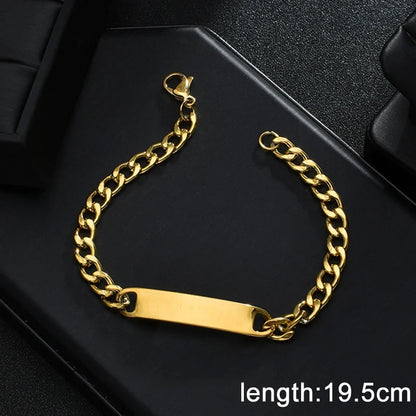 Pulsera Memoria · Placa para Grabado
