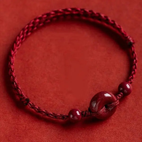 Moda simples sorte nó corda vermelha pulseiras para mulheres homens artesanal corda ajustável pulseira amizade amuleto jóias presente