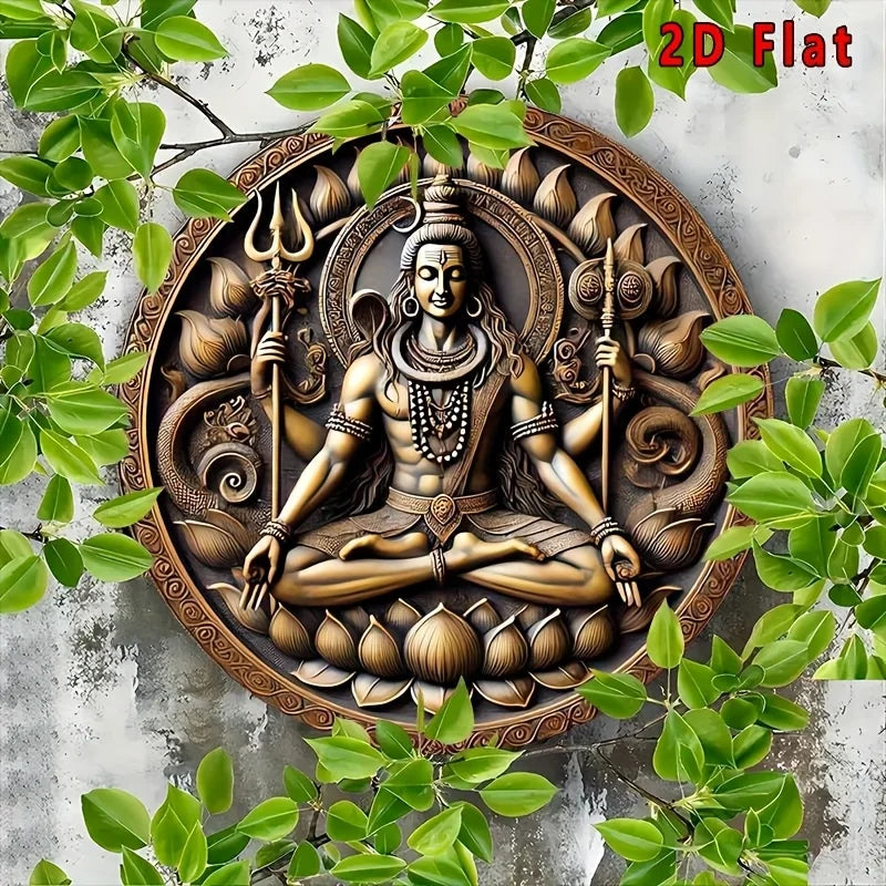 Cuadro Shiva Loto · Impresión Circular