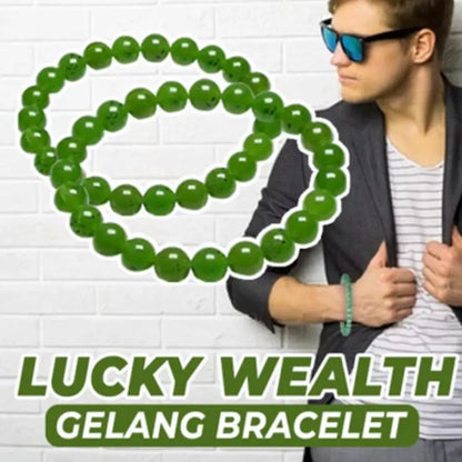 Pulseira de Contas de Pedra Verde Olho de Gato 8mm, Amuleto da Sorte para Mulheres, Joia de Proteção e Riqueza, Presente