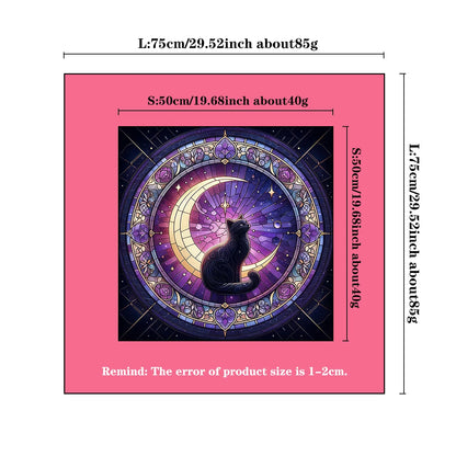 Mantel Gato Lunar · Tarot y Altar