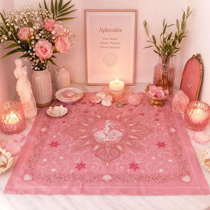 Mantel Afrodita · Rosa Floral