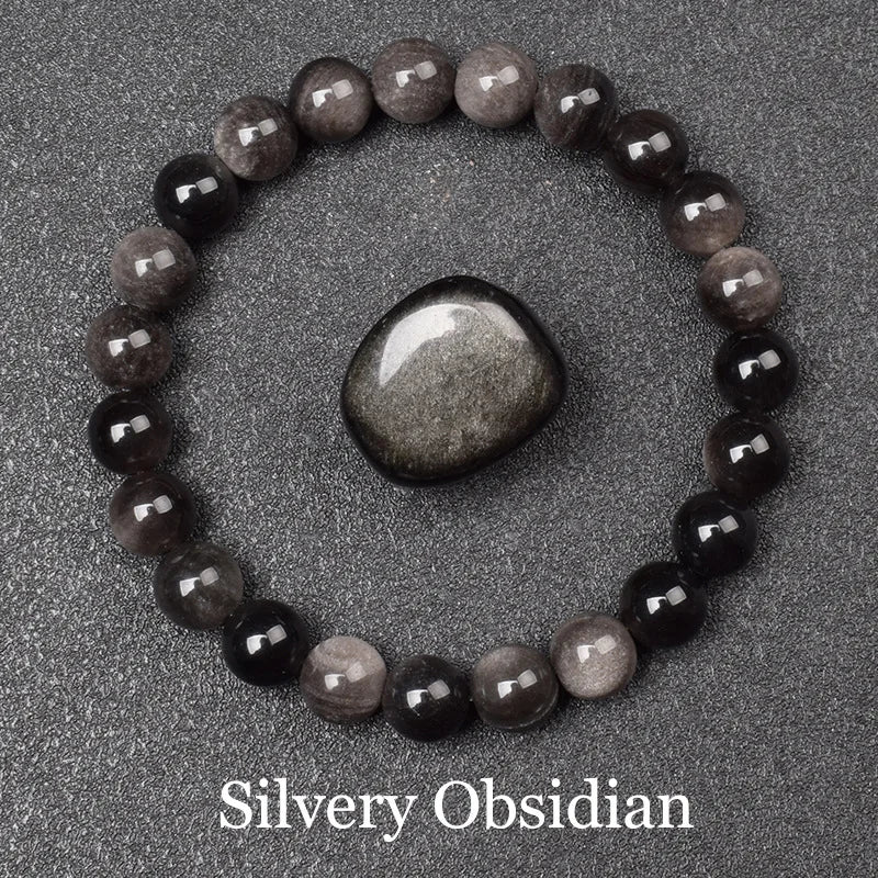 Pulsera Mareas · Cuentas de Piedra