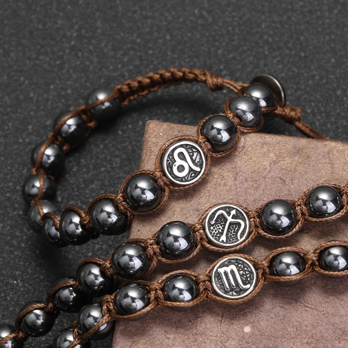 Pulsera Sideral · Signos y Hematita