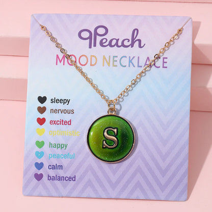 Collar de inicial termocrómica