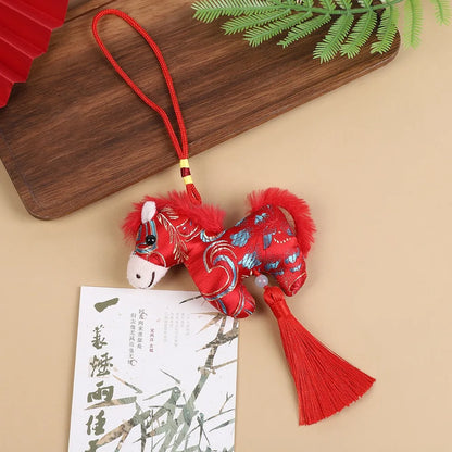 Pingente de cabaça brocado feito à mão bênção estilo chinês tecido borla saco pingente tradicional boa sorte pendurado ornamentos presentes