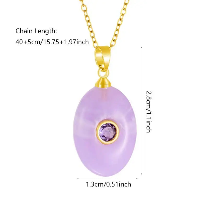 1 unidade de colar gargantilha redondo com pingente de strass colorido e efeito de pedra de imitação oval em resina, estilo Ins, com zircônia, joia.