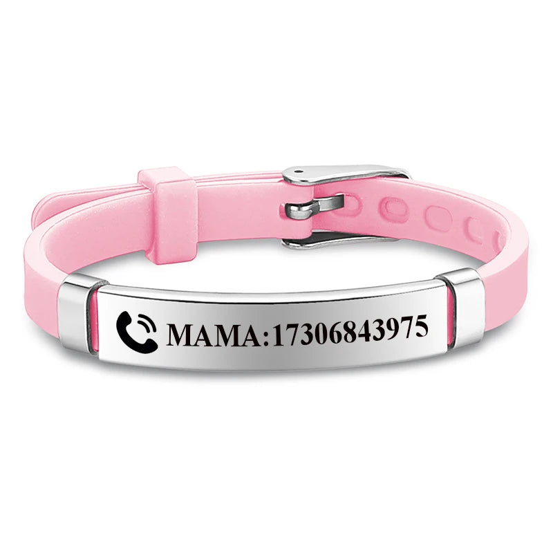 Pulsera Contacto: Identificación Infantil. Diseño y acabado de la pieza mostrada.