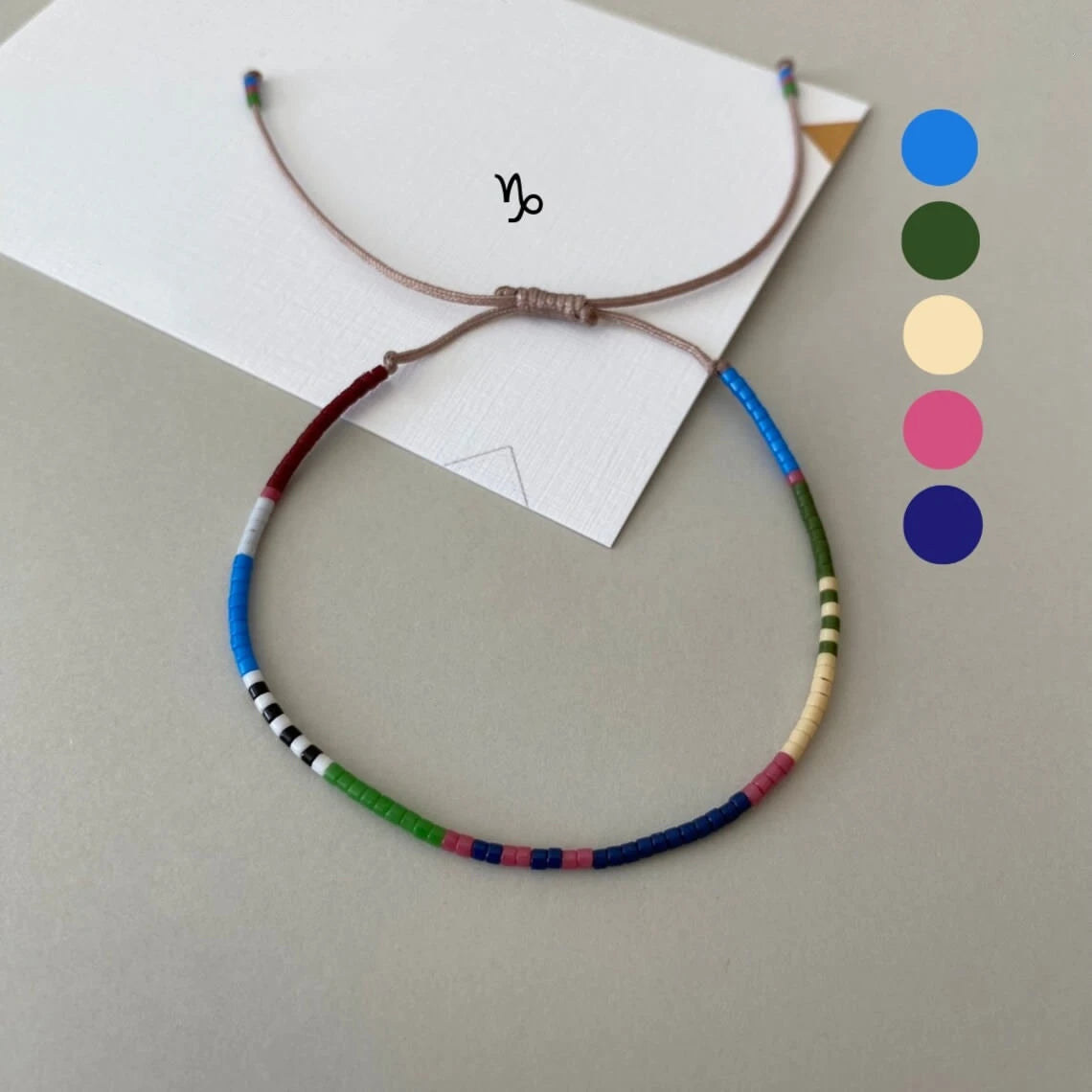 Pulsera Órbita · Abalorios del Zodiaco