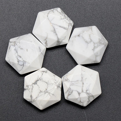 Conjunto de 10 estrellas de piedra tallada
