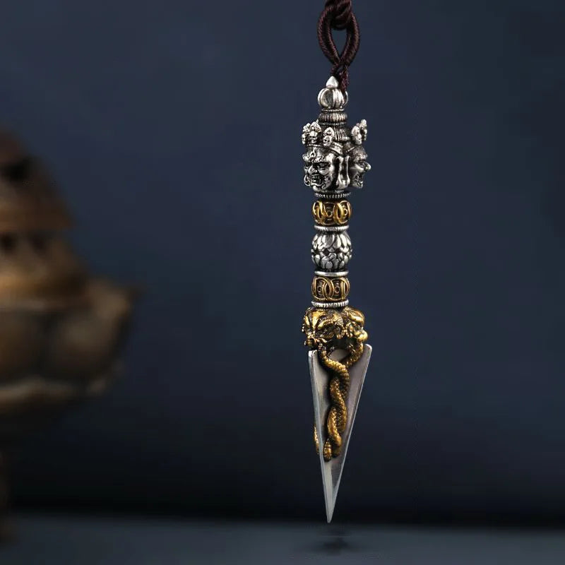 Collar vajra de inspiración zen