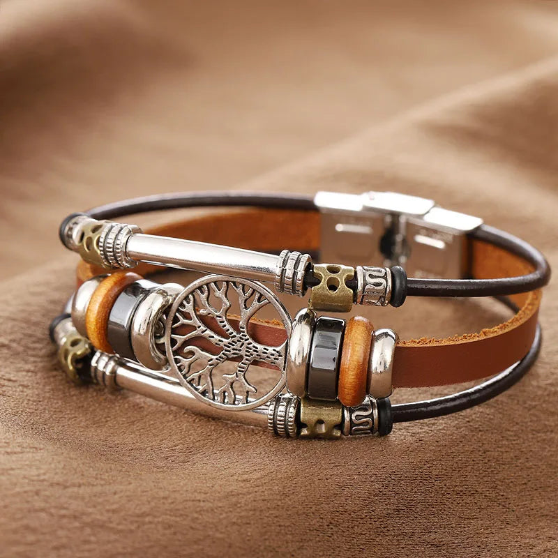 Mal olhado fatima mão charme pulseiras para mulheres homens pulseira de couro genuíno turco azul olho pulseira sorte mão jóias presentes