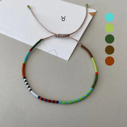 Pulsera Órbita · Abalorios del Zodiaco