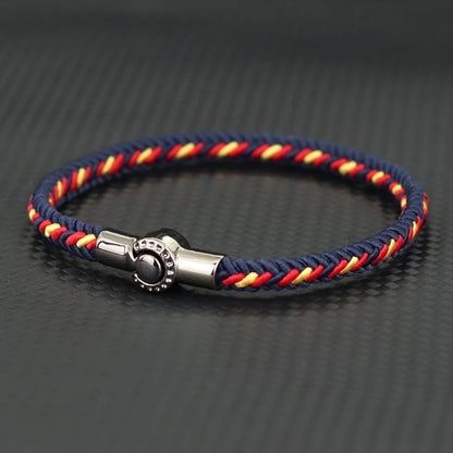 Pulsera Ruta Trenzada · Cierre Circular