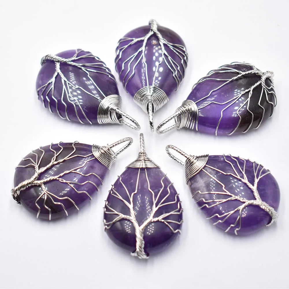 Conjunto de 6 colgantes Árbol de la Vida