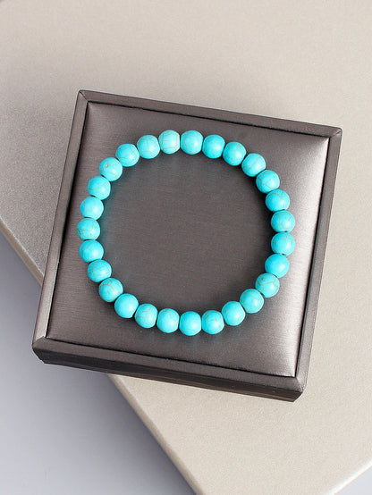 Pulsera Horizonte Turquesa · Cuentas