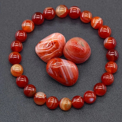 Pulsera Mareas · Cuentas de Piedra
