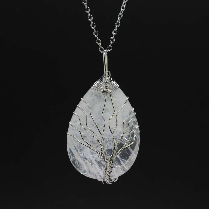 Colgante Árbol de la Vida con piedra