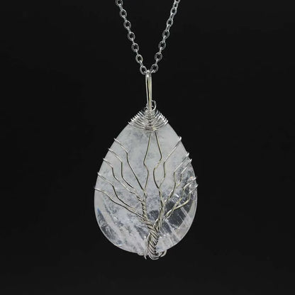 Colgante Árbol de la Vida con piedra