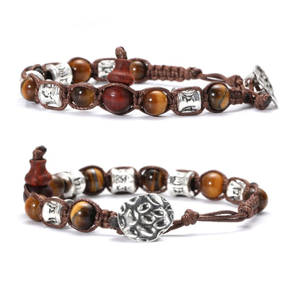 Pulsera Calabaza · Cuentas y Símbolos