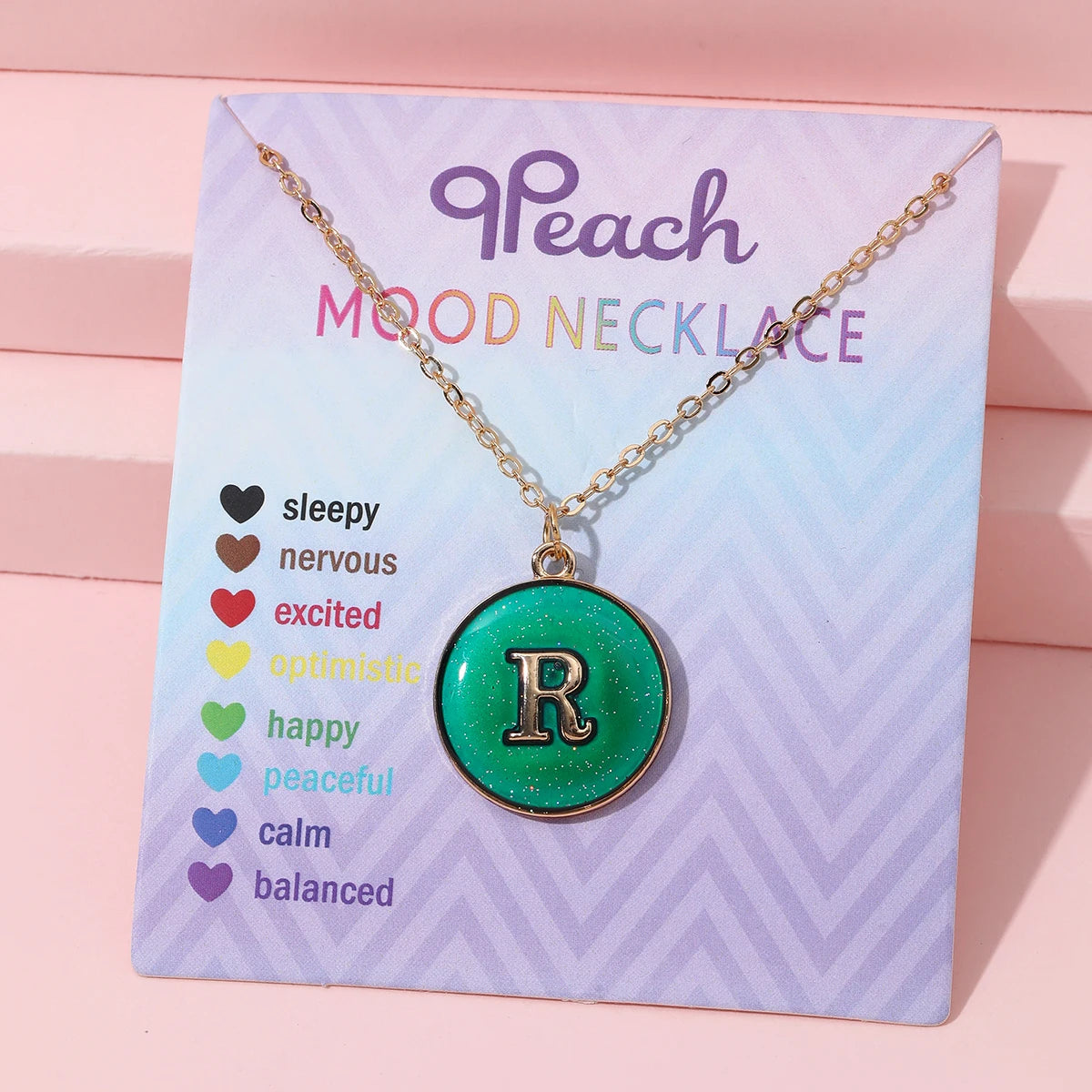 Collar de inicial termocrómica
