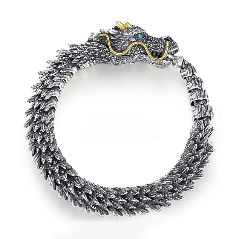 Pulsera Drako · Escamas Metálicas