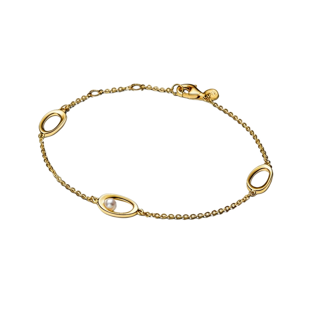 Pulseira de corrente elíptica aberta, trançada, com design de arco-íris, em prata esterlina 925, para mulheres, ideal para festas e casamentos, joia fina.