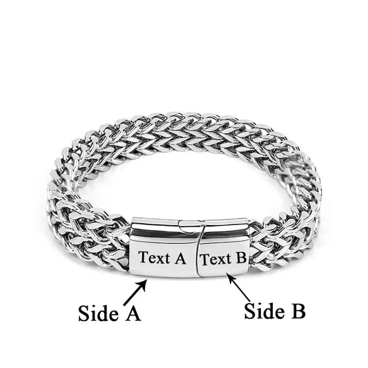 Pulsera Nexo: Cadena Cubana Doble. Diseño y acabado de la pieza mostrada.