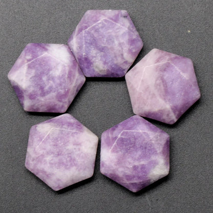 Conjunto de 10 estrellas de piedra tallada