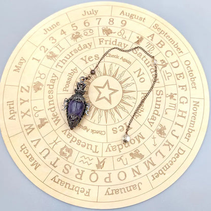 Péndulo Origen · Piedra y Cadena