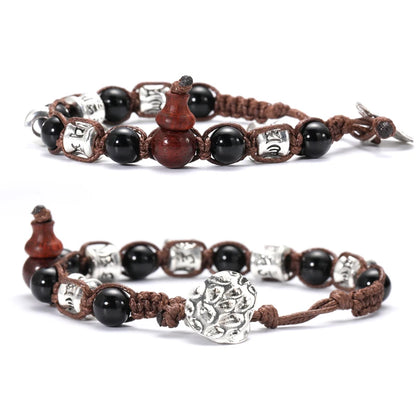 Pulsera Calabaza · Cuentas y Símbolos