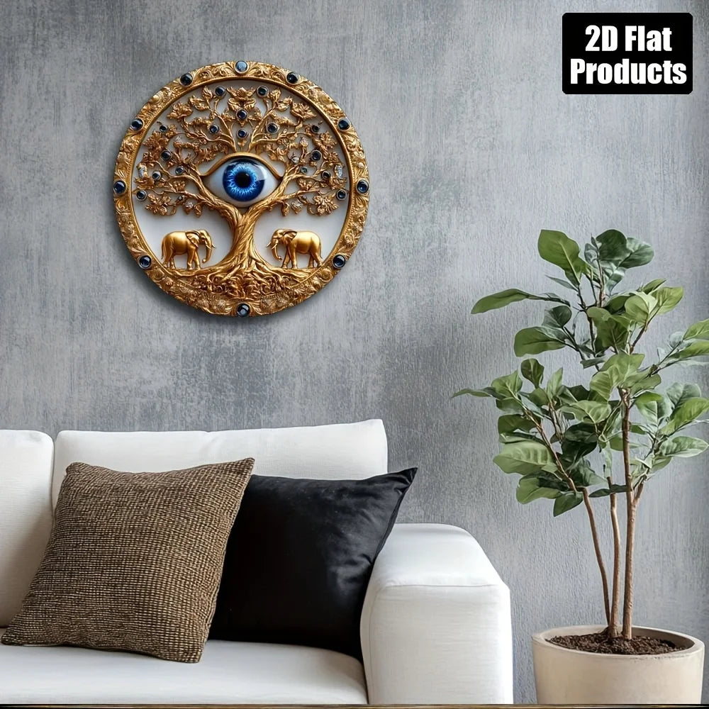 Cuadro Ojo del Árbol · Impresión Circular