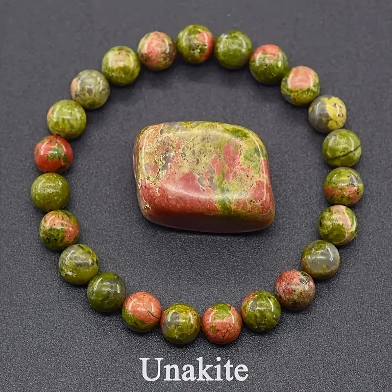 Pulsera Mareas · Cuentas de Piedra