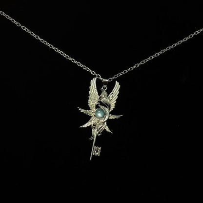 Collar Mensajero Azul · Alas de Ángel