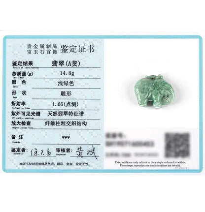 Pingente de elefante de jade bur, colar de pedra esmeralda natural, joias de j, charmasculino, pedras preciosas verdes