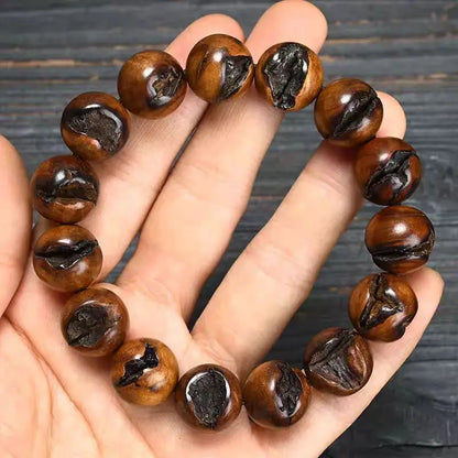Pulsera de madera de azufaifo