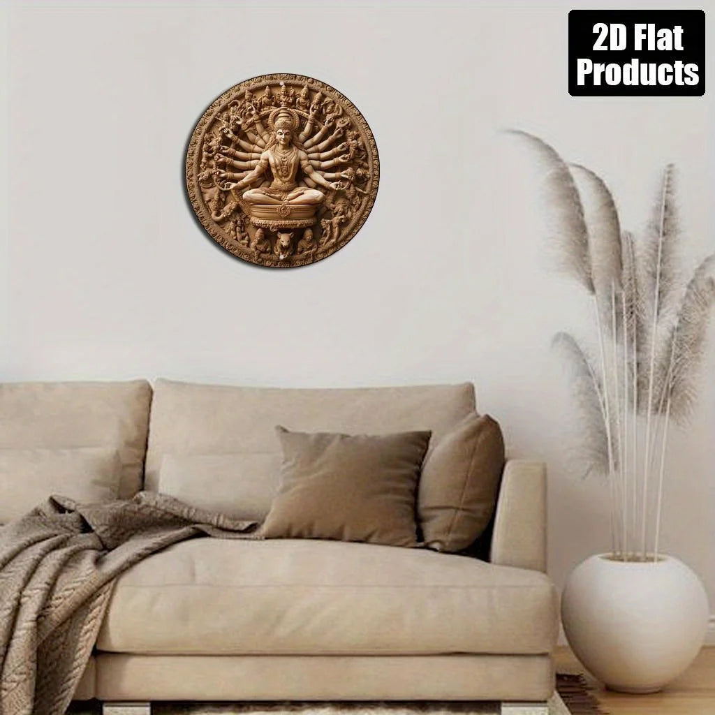 Cuadro Deidad en Loto · Efecto Relieve