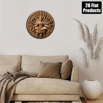 Cuadro Deidad en Loto · Efecto Relieve