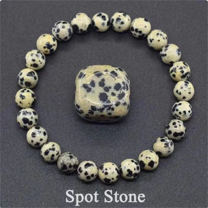 Pulsera de ágata, cuarzo o amatista