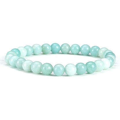 Pulseira de contas de pedra natural, com ametista, olho de tigre, cristal de quartzo e ágata, pulseiras de contas de pedras preciosas, joias para mulheres, para reiki e cura, presente para casais.
