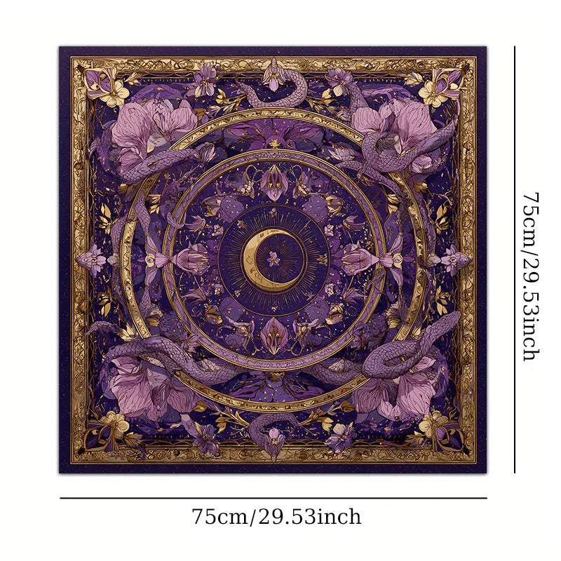 Mantel Santuario Violeta · Motivos Místicos