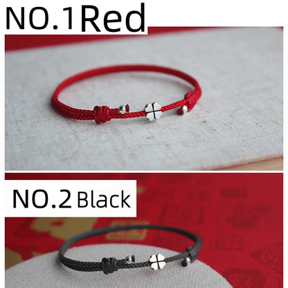 Pulsera Hilo del Vínculo · Detalles Metálicos