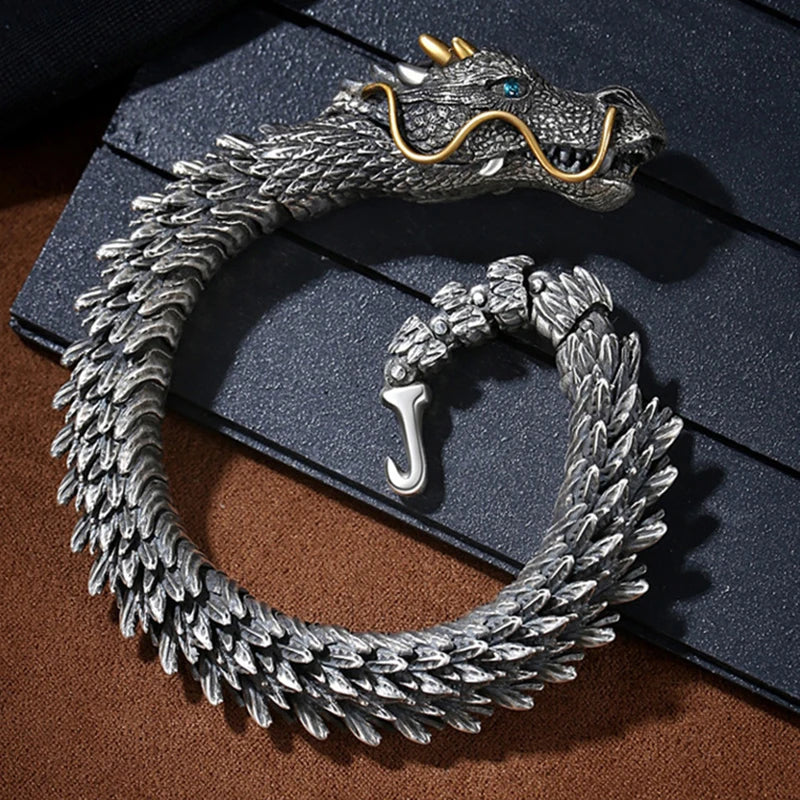 Pulsera Drako · Escamas Metálicas