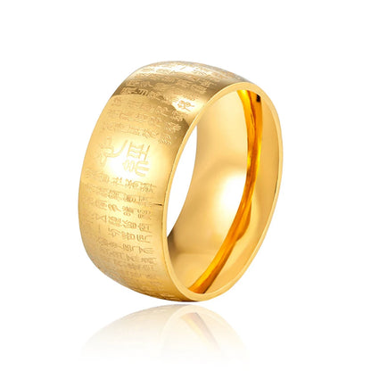 Anillo budista del Sutra del Corazón