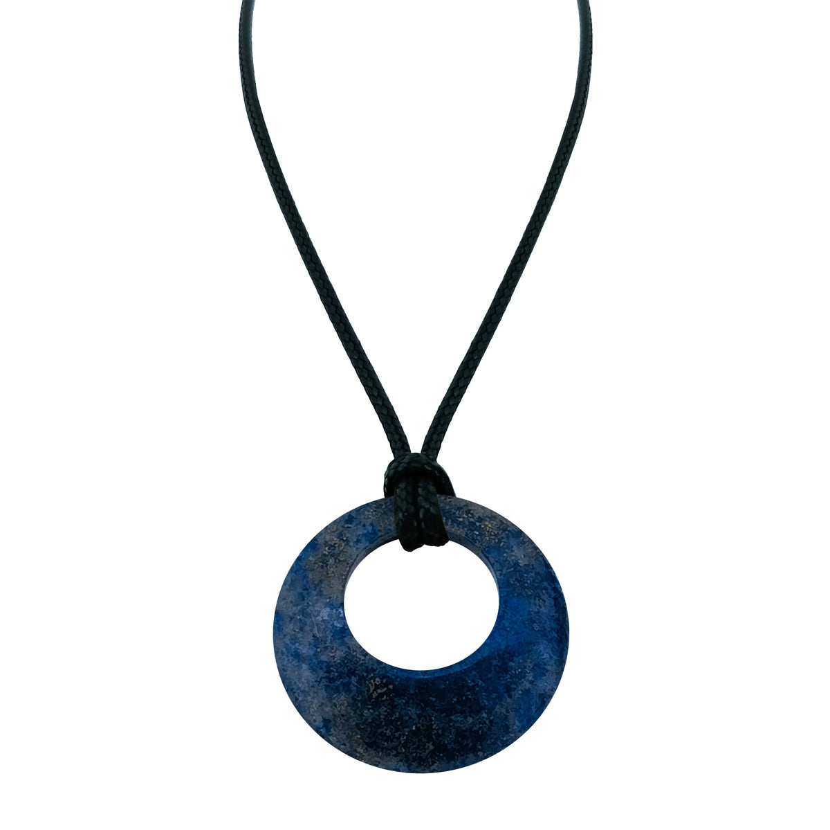 28mm círculo donut cura cristais colar natural semi-precioso chakra pedra preciosa amuleto moeda da sorte donuts charme proteção