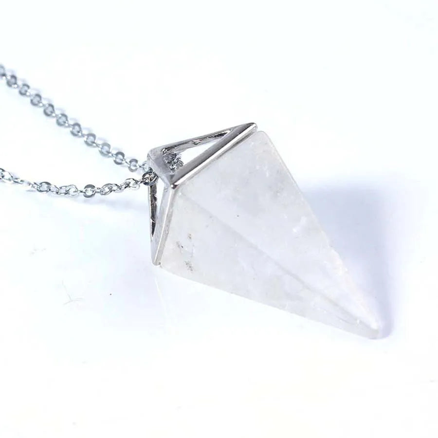 Colgante de punta de cristal